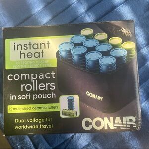 Conair Compact Hot Rollers Curlers. NIB.